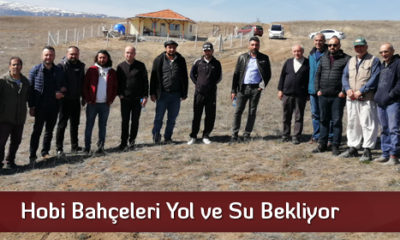 Hobi Bahçeleri Yol ve Su Bekliyor