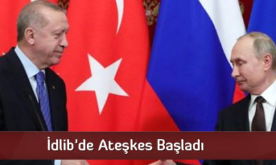 İdlib’de Ateşkes Başladı