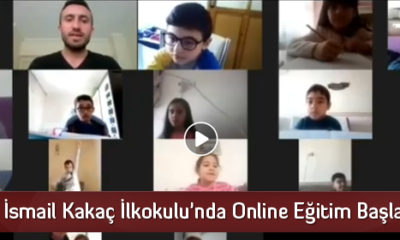 İsmail Kakaç İlkokulu’nda Online Eğitim Başladı