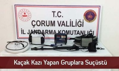 Kaçak Kazı Yapan Gruplara Suçüstü