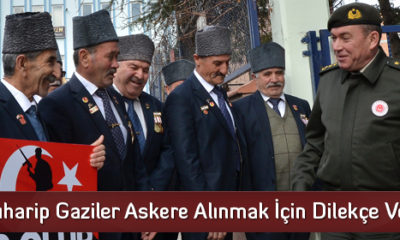 Muharip Gaziler Askere Alınmak İçin Dilekçe Verdi