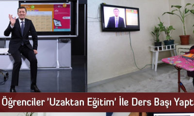 Öğrenciler ‘Uzaktan Eğitim’ İle Ders Başı Yaptı