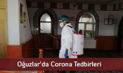 Oğuzlar’da Corona Tedbirleri