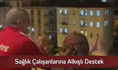 Sağlık Çalışanlarına Alkışlı Destek
