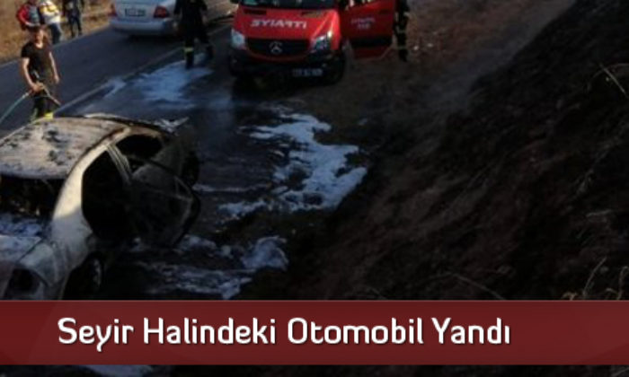 Seyir Halindeki Otomobil Yandı