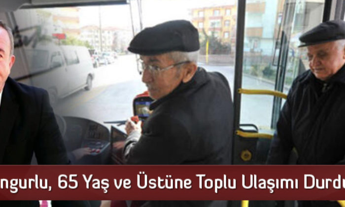 Sungurlu, 65 Yaş Üstüne Toplu Ulaşımı Durdurdu