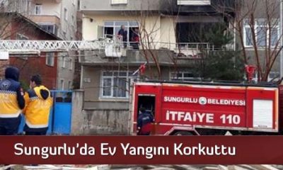 Sungurlu’da Ev Yangını Korkuttu