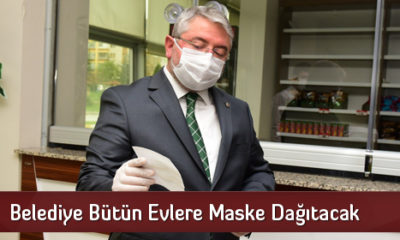 Belediye Bütün Evlere Maske Dağıtacak