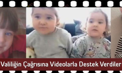 Valiliğin Çağrısına Videolarla Destek Verdiler