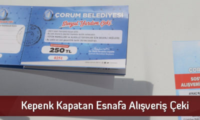 Kepenk Kapatan Esnafa Alışveriş Çeki