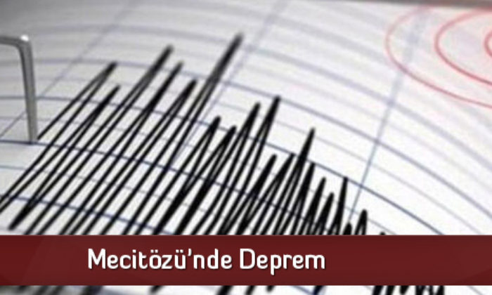 Mecitözü’nde Deprem