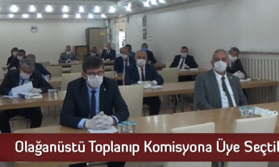 Olağanüstü Toplanıp Komisyona Üye Seçtiler