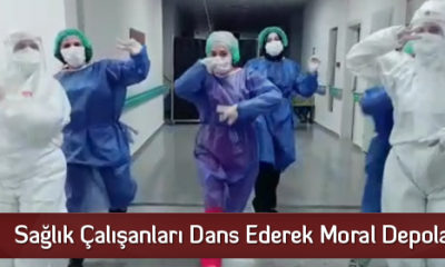 Sağlık Çalışanları Dans Ederek Moral Depoladı