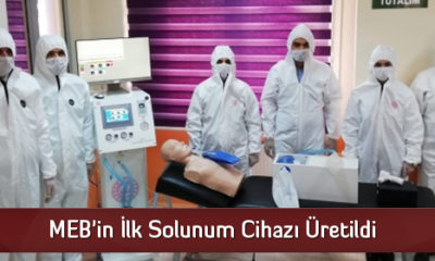 MEB’in İlk Solunum Cihazı Üretildi