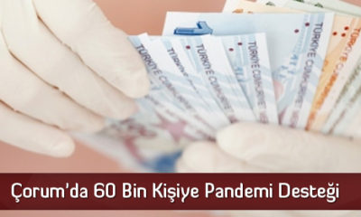 Çorum’da 60 Bin Kişiye Pandemi Desteği