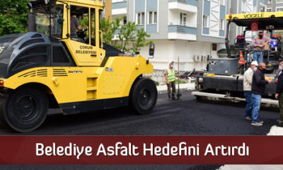 Belediye Asfalt Hedefini Artırdı