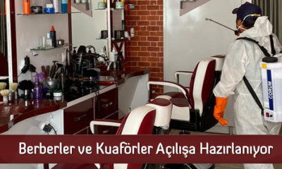 Çorum’da Kuaför ve Berberler Açılışa Hazırlanıyor