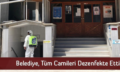 Belediye, Tüm Camileri Dezenfekte Etti