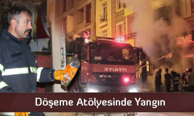 Döşeme Atölyesinde Yangın