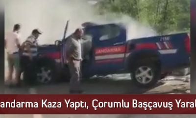 Jandarma Kaza Yaptı, Çorumlu Başçavuş Yaralı