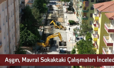Aşgın, Mavral Sokaktaki Çalışmaları İnceledi