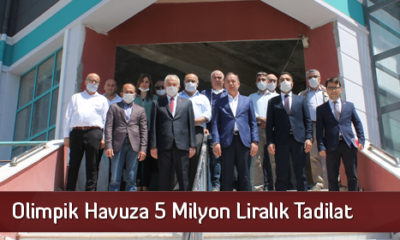 Olimpik Havuza 5 Milyon Liralık Tadilat