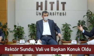 Rektör Sundu, Vali ve Başkan Konuk Oldu