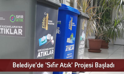 Belediye’de ‘Sıfır Atık’ Projesi Başladı
