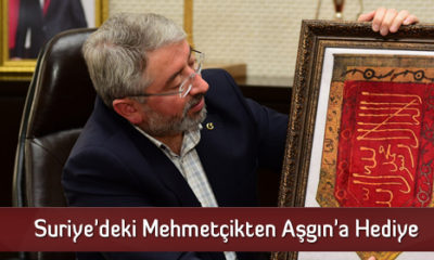 Suriye’deki Mehmetçikten Aşgın’a Hediye