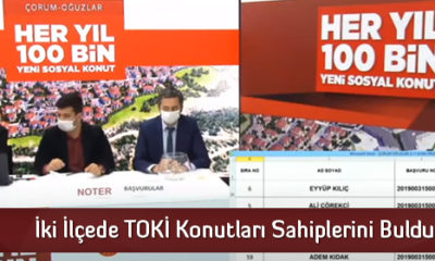 İki İlçede TOKİ Konutları Sahiplerini Buldu