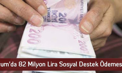 Çorum’da 82 Milyon Lira Sosyal Destek Ödemesi Yapıldı