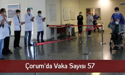 Çorum’da Vaka Sayısı 57