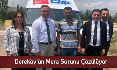 Dereköy’ün Mera Sorunu Çözülüyor