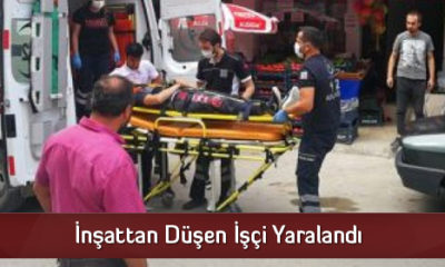 İnşattan Düşen İşçi Yaralandı
