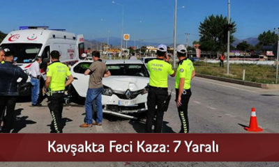 Kavşakta Feci Kaza: 7 Yaralı