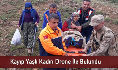 Kayıp Yaşlı Kadın Drone İle Bulundu