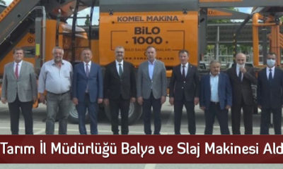 Tarım İl Müdürlüğü Balya ve Slaj Makinesi Aldı