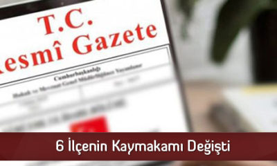 6 İlçenin Kaymakamı Değişti