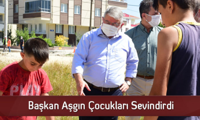 Başkan Aşgın Çocukları Sevindirdi