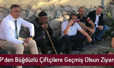 CHP’den Büğdüzlü Üreticilere Geçmiş Olsun Ziyareti