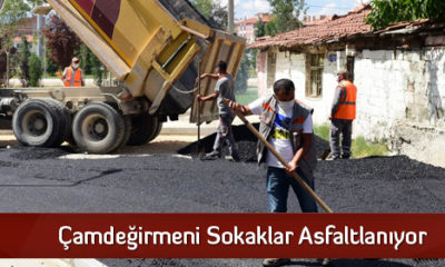 Çamdeğirmeni Sokaklar Asfaltlanıyor