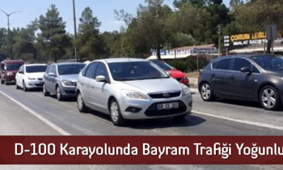 D-100 Karayolunda Bayram Trafiği Yoğunluğu