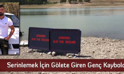 Serinlemek İçin Gölete Giren Genç Kayboldu