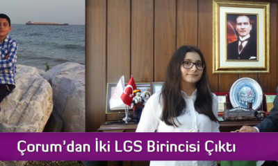 Çorum’dan İki LGS Birincisi Çıktı