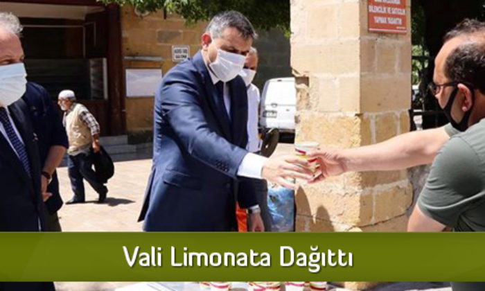 Vali Limonata Dağıttı