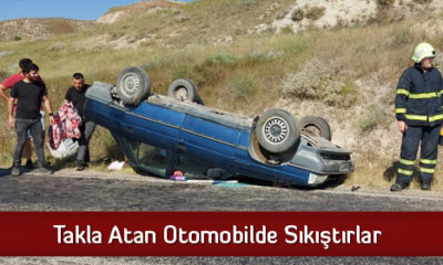 Takla Atan Otomobilde Sıkıştırlar