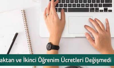 Üniversitelerin Uzaktan ve İkinci Öğrenim Ücretleri Değişmedi
