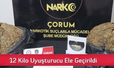 12 Kilo Uyuşturucu Ele Geçirildi