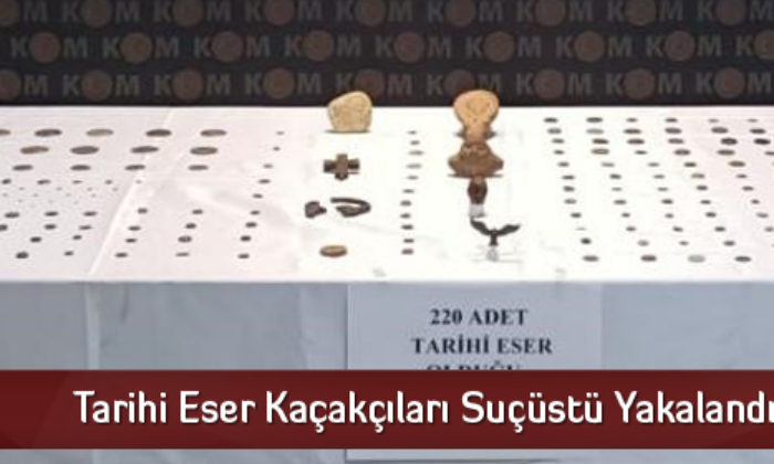 Tarihi Eser Kaçakçıları Suçüstü Yakalandı