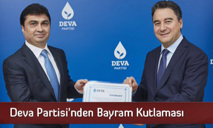 Deva Partisi’nden Bayram Kutlaması